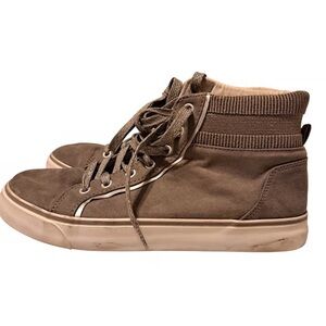 Men's Brown High-Top Sneakers